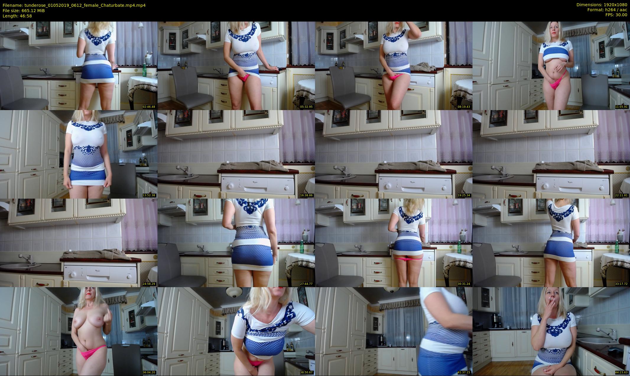 tunderose — 47 minute Chaturbate female cam show recording, 1080p, May 1, 2019