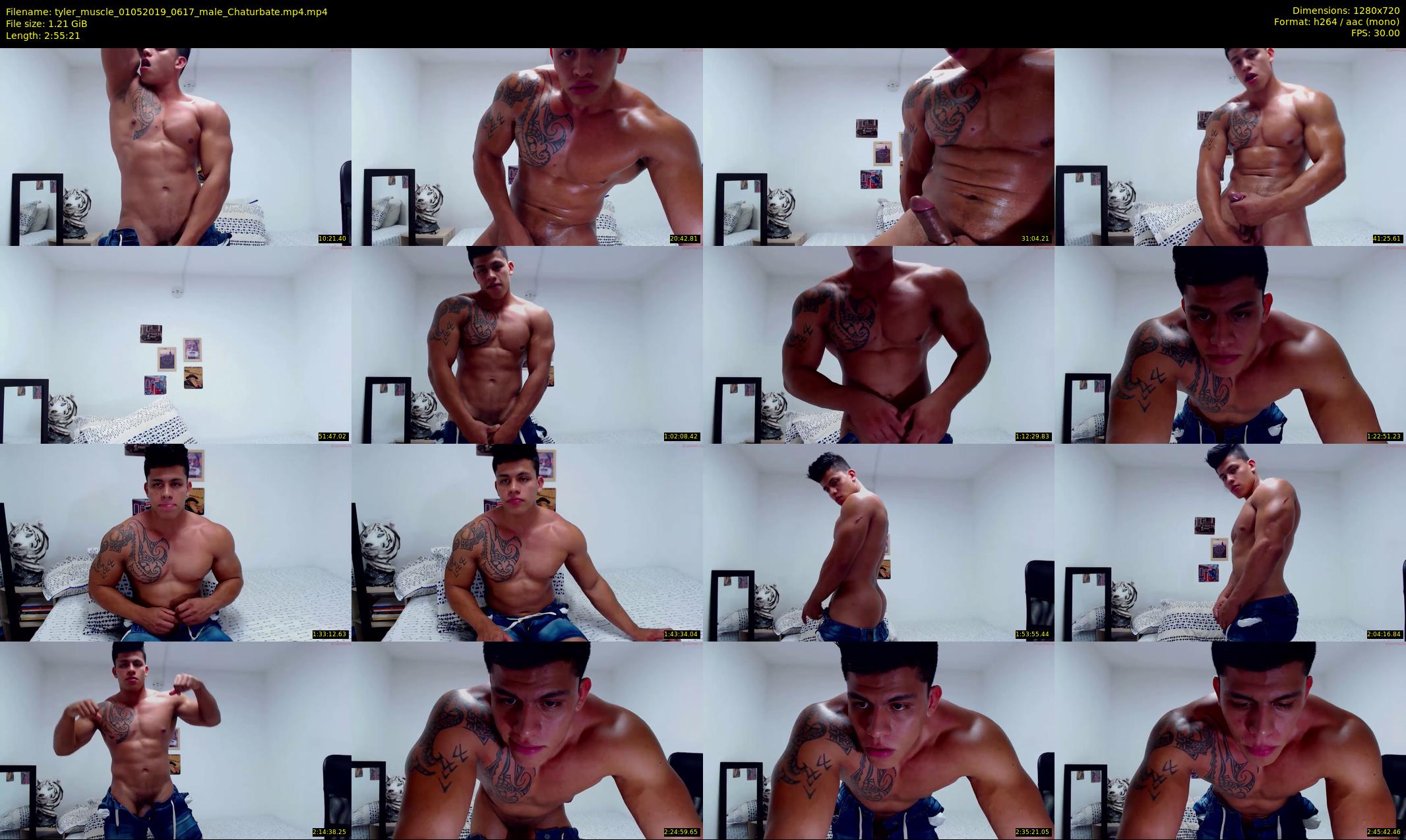 tyler_muscle — 176 minute Chaturbate male cam show recording, 720p, May 1, 2019