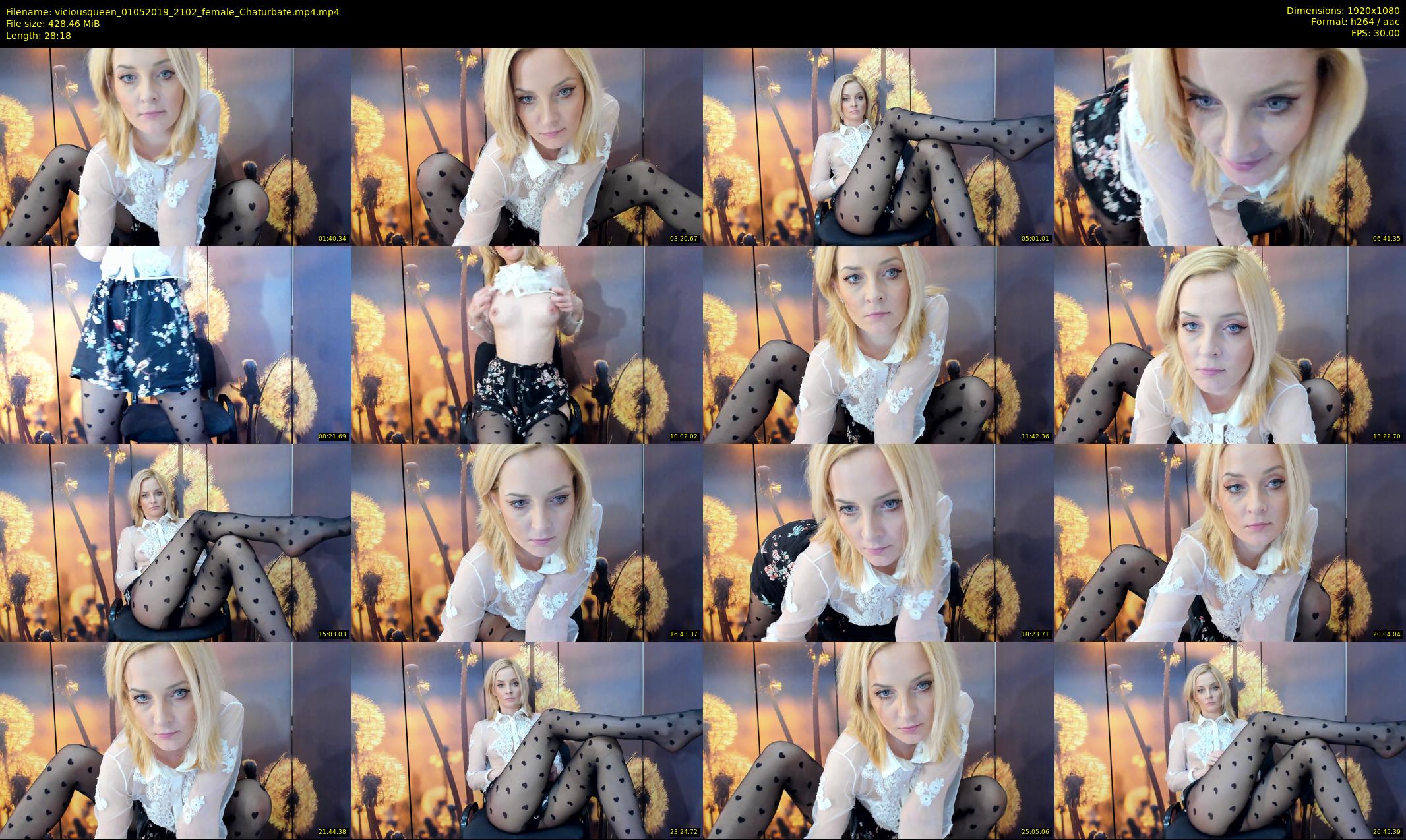 viciousqueen — 29 minute Chaturbate female cam show recording, 1080p, May 1, 2019