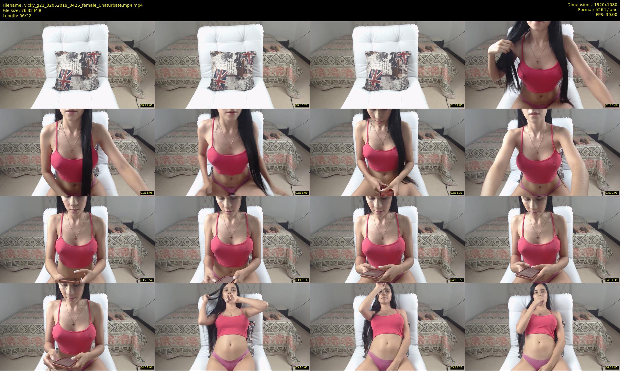 vicky_g21 — 7 minute Chaturbate female cam show recording, 1080p, May 2, 2019