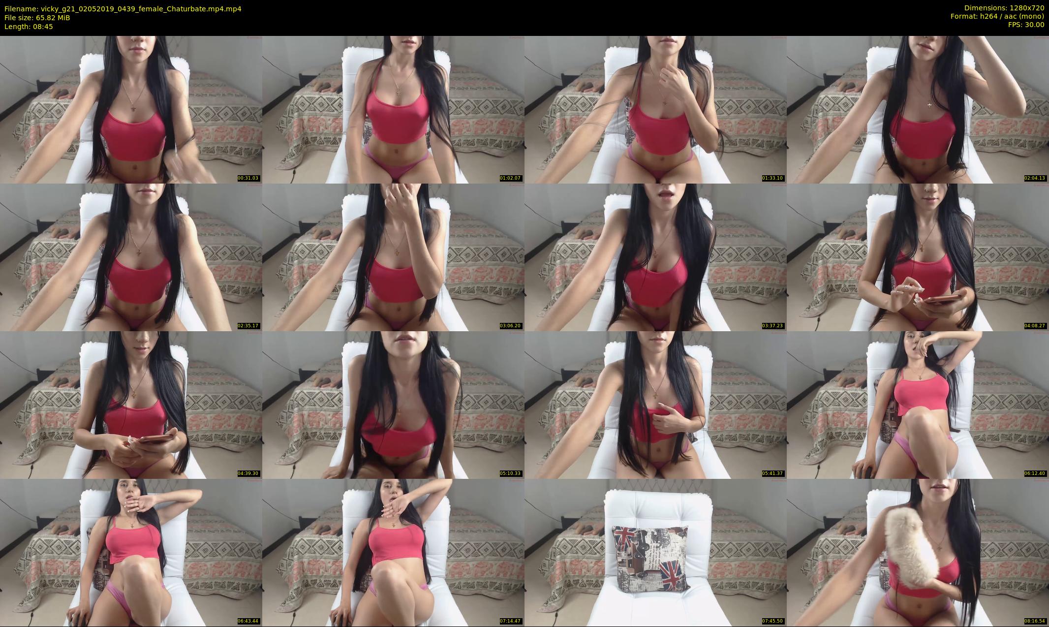 vicky_g21 — 9 minute Chaturbate female cam show recording, 720p, May 2, 2019