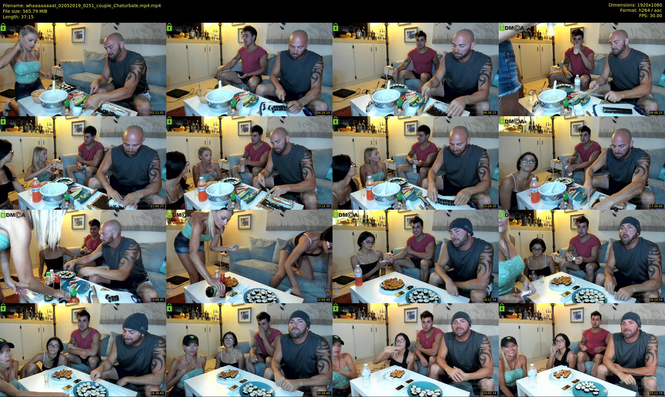 whaaaaaaaat — 38 minute Chaturbate couple cam show recording, 1080p, May 2, 2019
