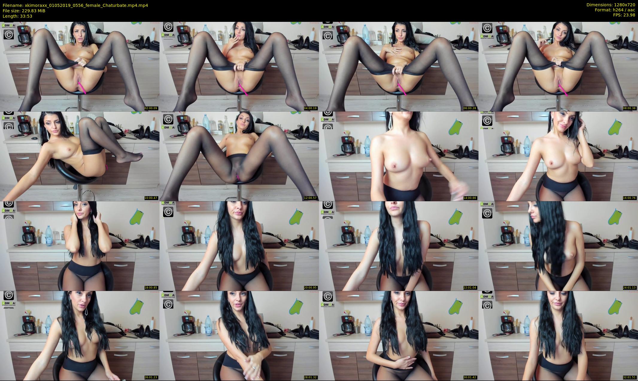 xkimoraxx — 34 minute Chaturbate female cam show recording, 720p, May 1, 2019