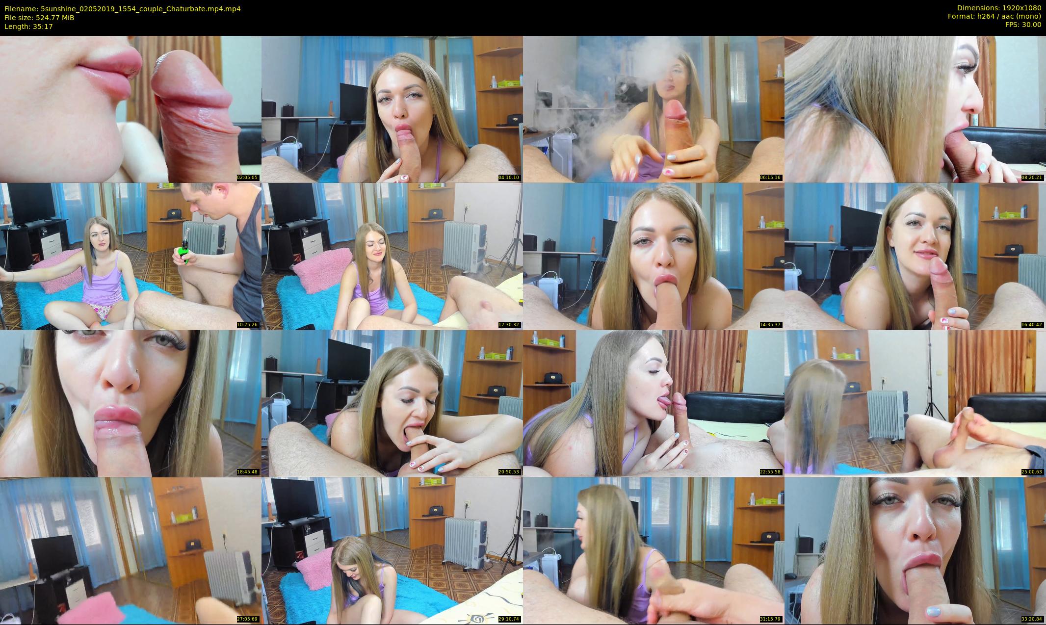 5sunshine — 36 minute Chaturbate couple cam show recording, 1080p, May 2, 2019