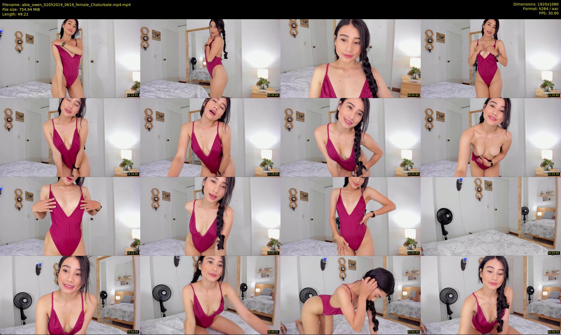 abie_owen — 50 minute Chaturbate female cam show recording, 1080p, May 2, 2019