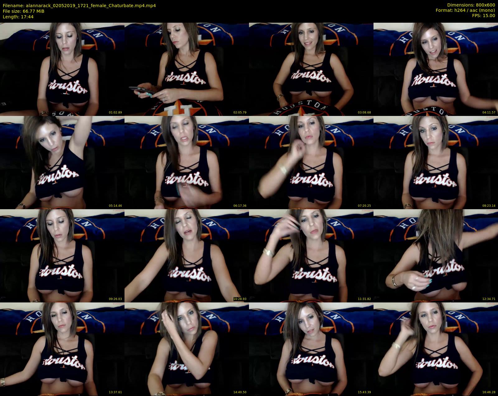 alannarack — 18 minute Chaturbate female cam show recording, 480p, May 2, 2019