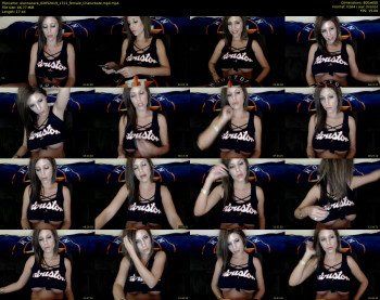 alannarack — 18 minute Chaturbate female cam show recording, 480p, May 2, 2019