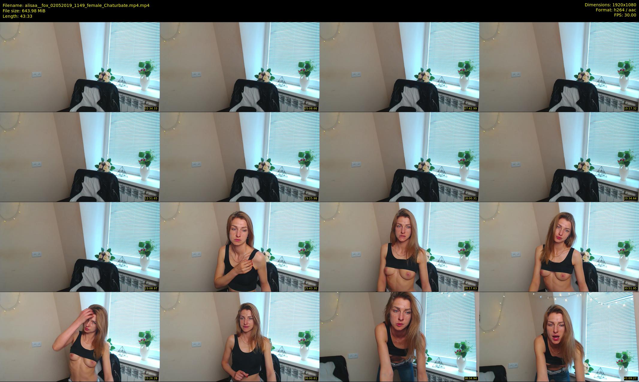 alisaa__fox — 44 minute Chaturbate female cam show recording, 1080p, May 2, 2019