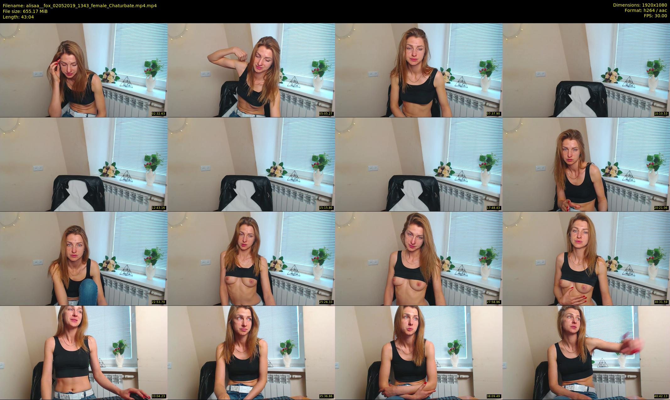 alisaa__fox — 44 minute Chaturbate female cam show recording, 1080p, May 2, 2019