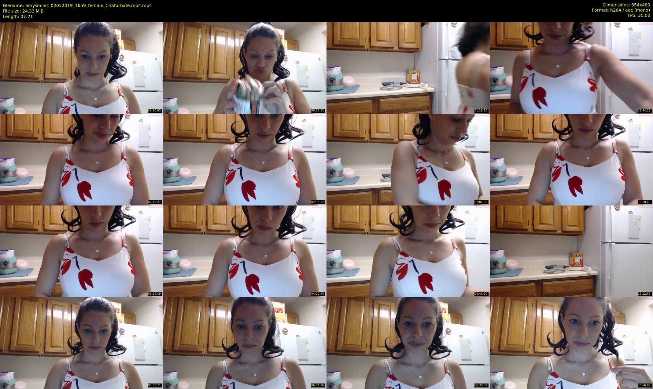 amysmilez — 8 minute Chaturbate female cam show recording, 480p, May 2, 2019