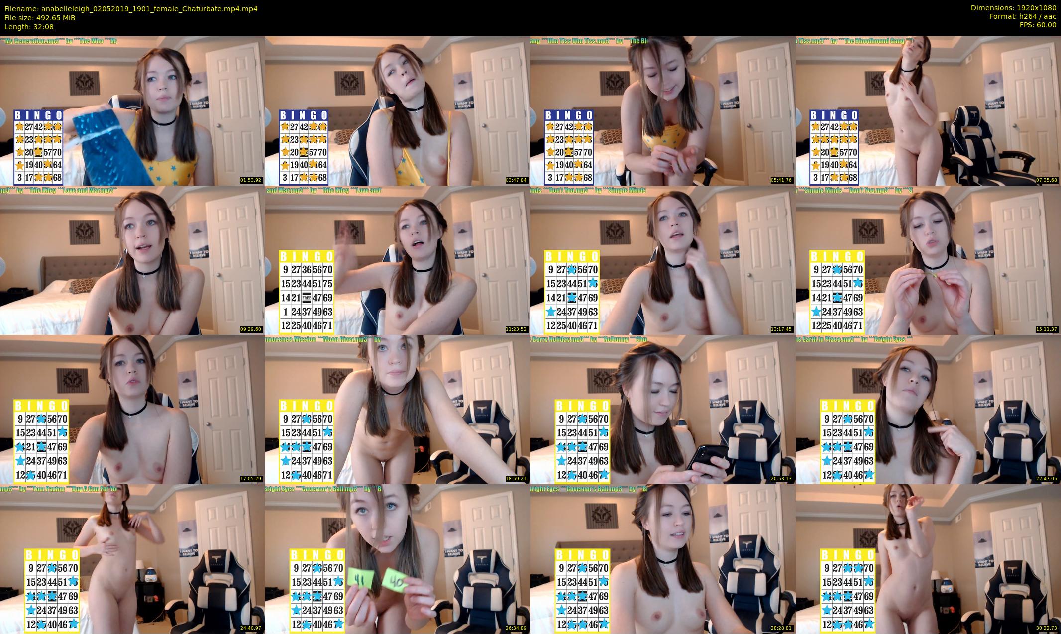anabelleleigh — 33 minute Chaturbate female cam show recording, 1080p, May 2, 2019