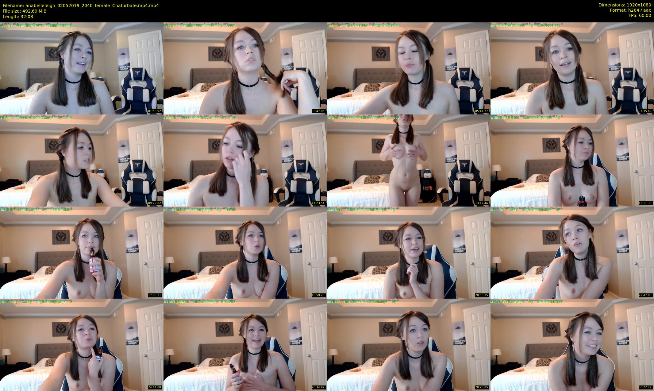 anabelleleigh — 33 minute Chaturbate female cam show recording, 1080p, May 2, 2019