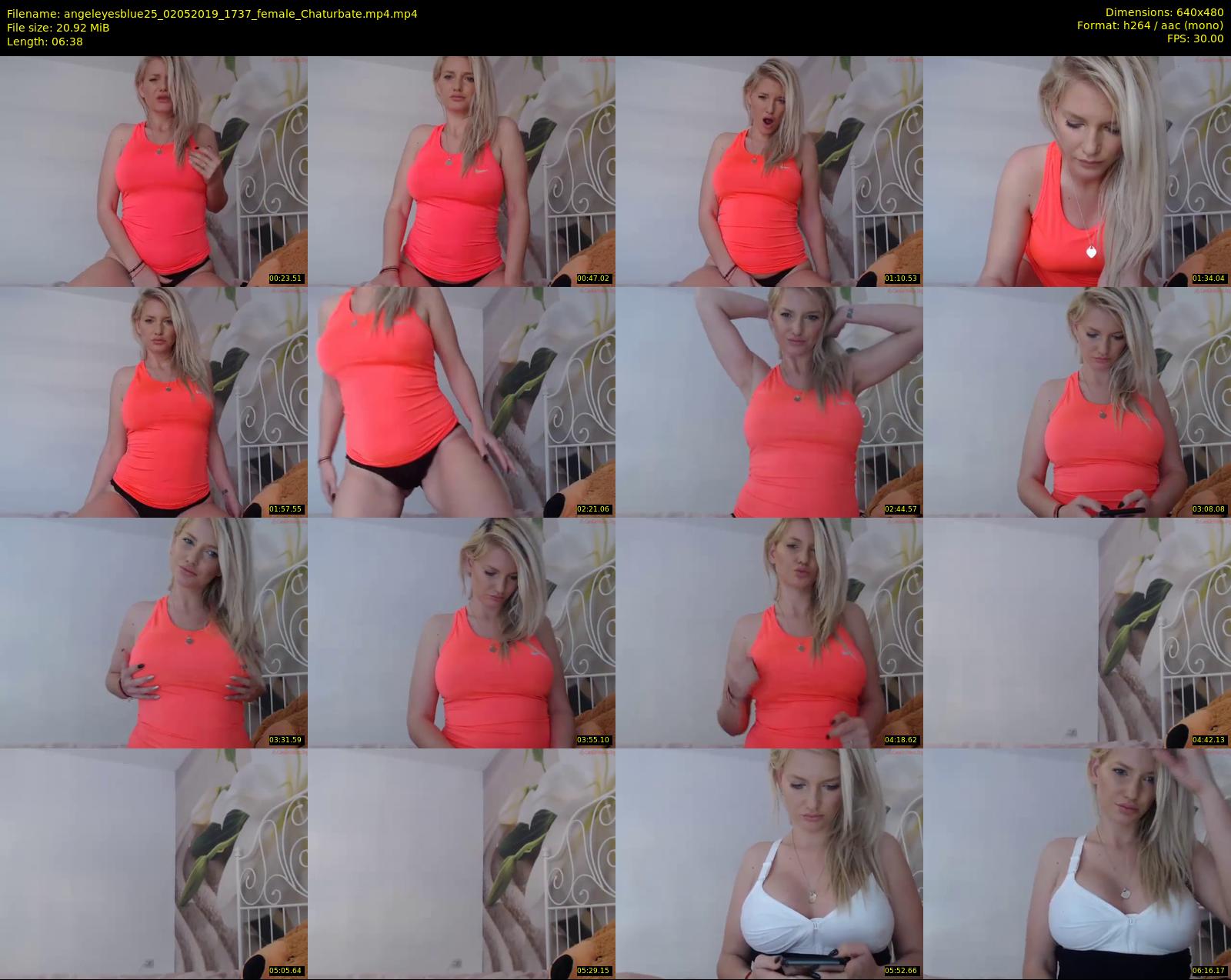 angeleyesblue25 — 7 minute Chaturbate female cam show recording, 480p, May 2, 2019