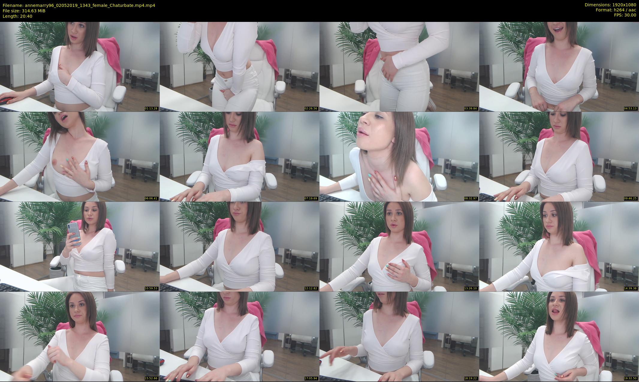 annemarry96 — 21 minute Chaturbate female cam show recording, 1080p, May 2, 2019