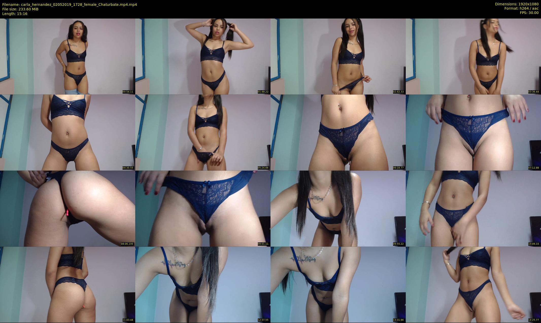 carla_hernandez — 16 minute Chaturbate female cam show recording, 1080p, May 2, 2019
