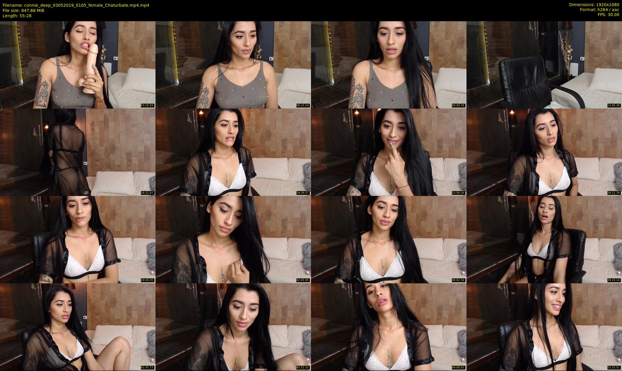 connie_deep — 56 minute Chaturbate female cam show recording, 1080p, May 3, 2019