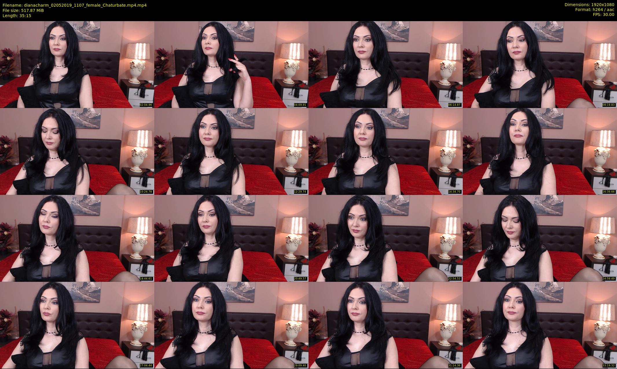 dianacharm — 36 minute Chaturbate female cam show recording, 1080p, May 2, 2019