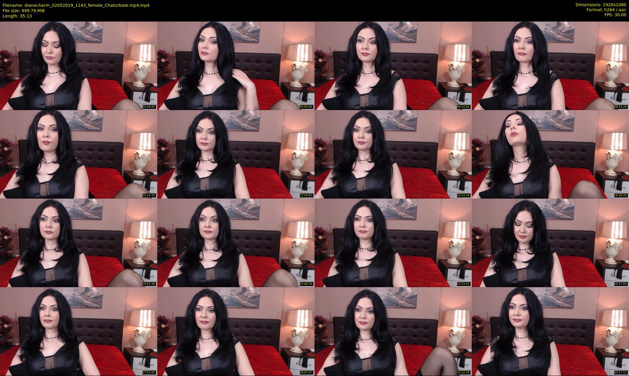 dianacharm — 36 minute Chaturbate female cam show recording, 1080p, May 2, 2019