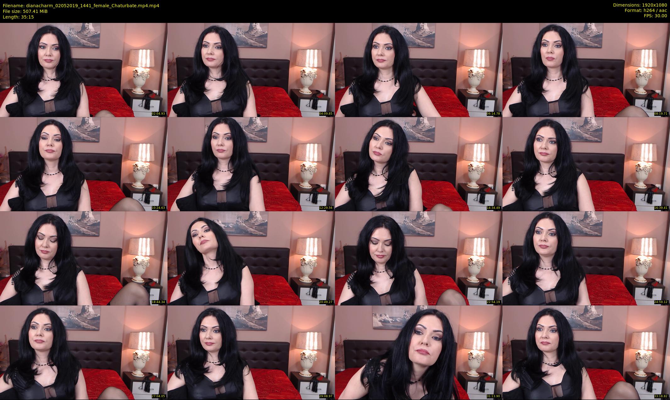 dianacharm — 36 minute Chaturbate female cam show recording, 1080p, May 2, 2019