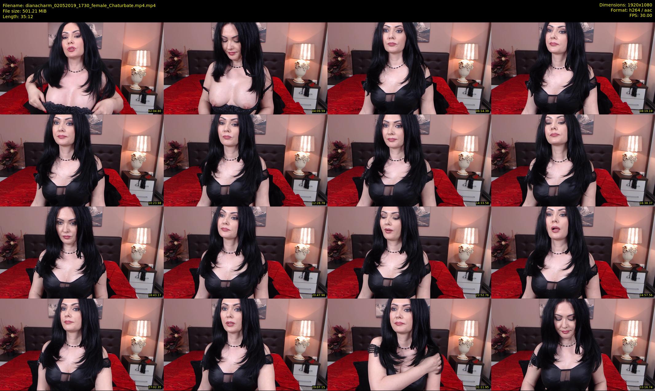 dianacharm — 36 minute Chaturbate female cam show recording, 1080p, May 2, 2019