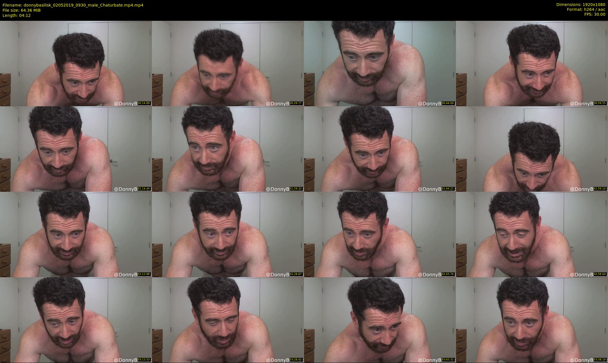 donnybasilisk — 5 minute Chaturbate male cam show recording, 1080p, May 2, 2019