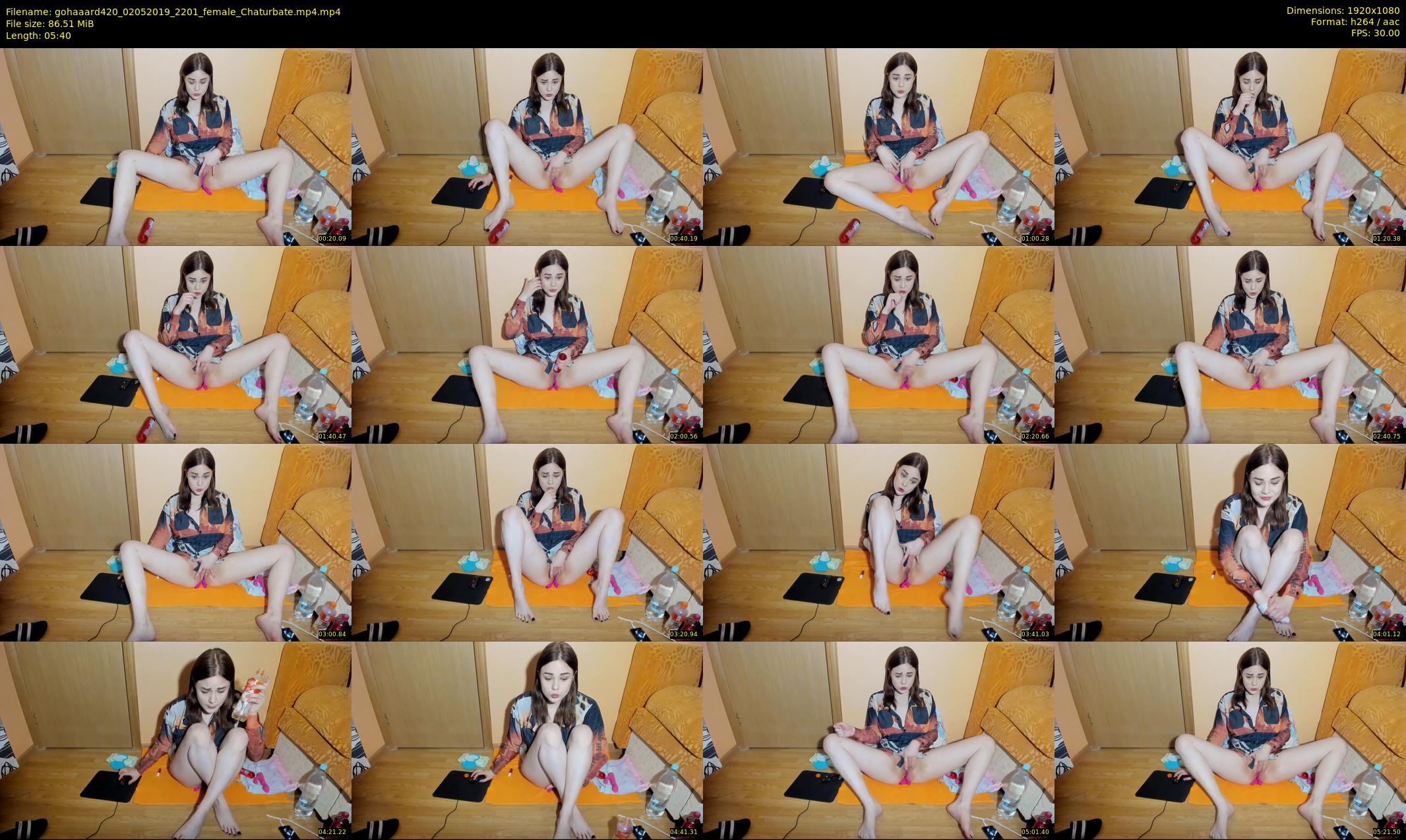 gohaaard420 — 6 minute Chaturbate female cam show recording, 1080p, May 2, 2019