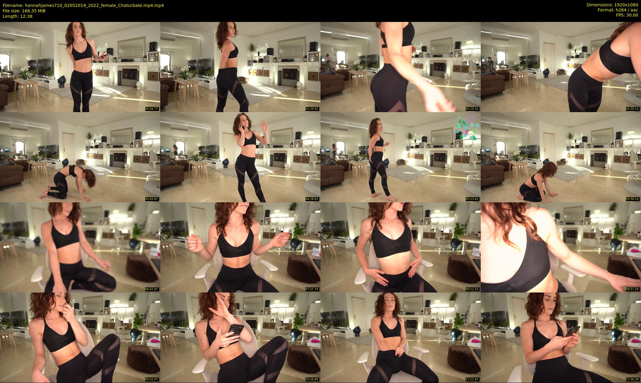 hannahjames710 — 13 minute Chaturbate female cam show recording, 1080p, May 2, 2019