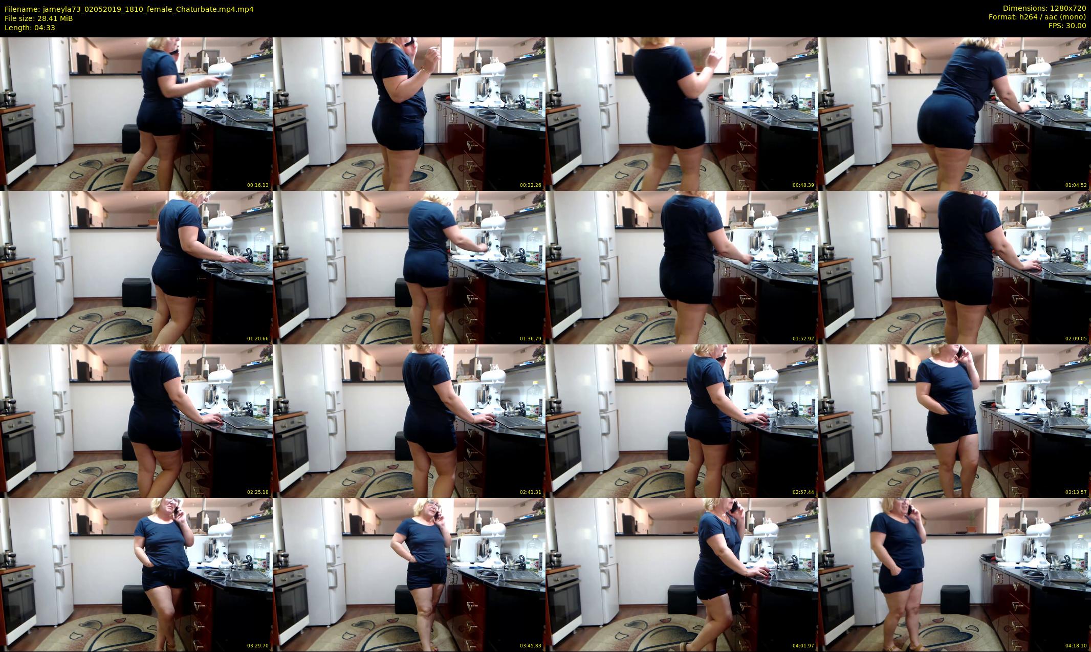 jameyla73 — 5 minute Chaturbate female cam show recording, 720p, May 2, 2019