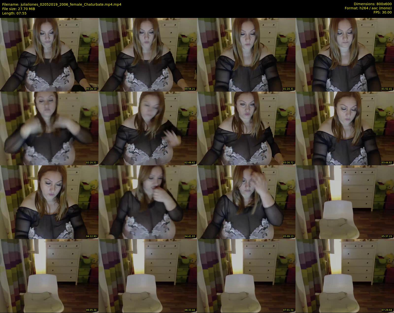 julialiones — 8 minute Chaturbate female cam show recording, 480p, May 2, 2019