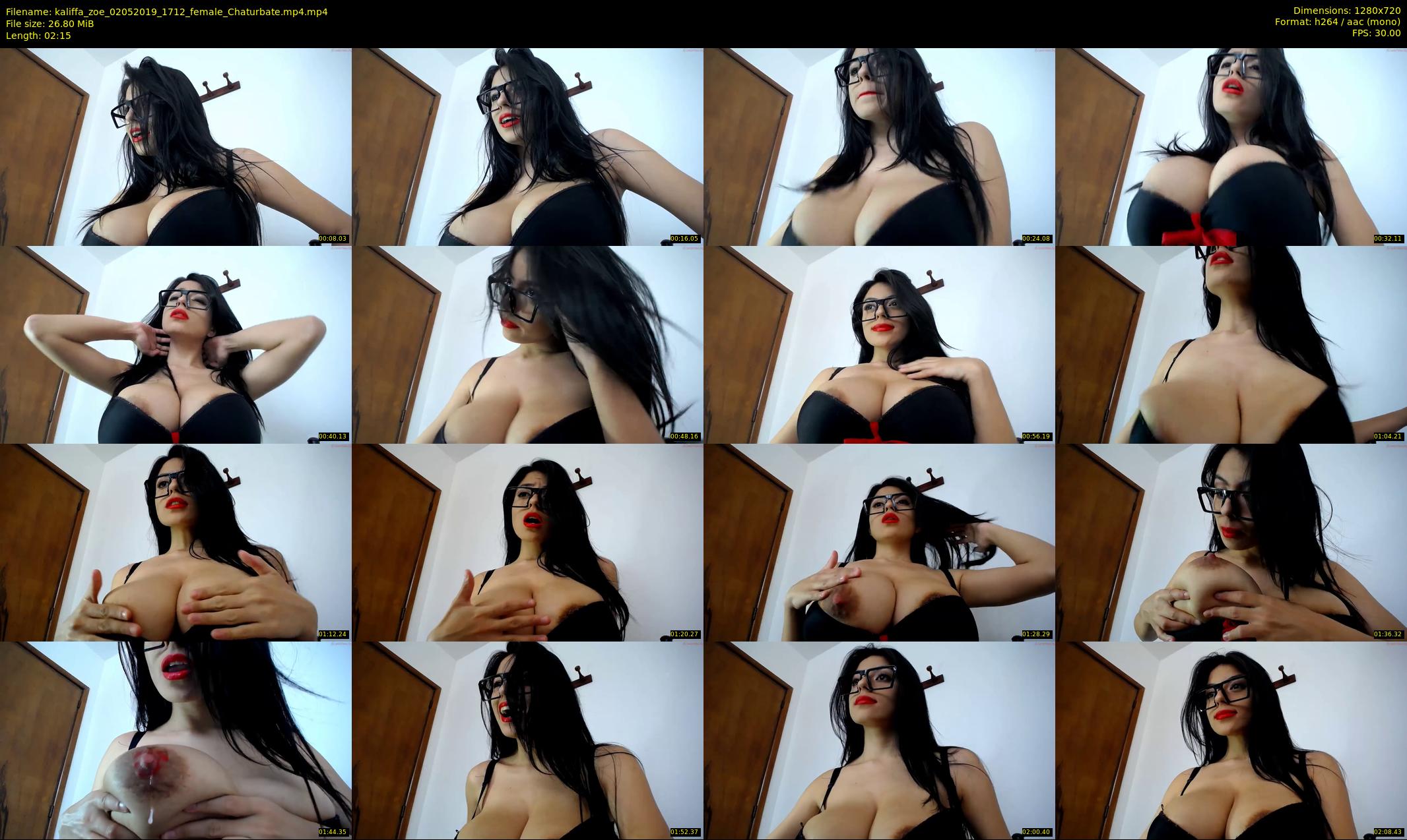 kaliffa_zoe — 3 minute Chaturbate female cam show recording, 720p, May 2, 2019