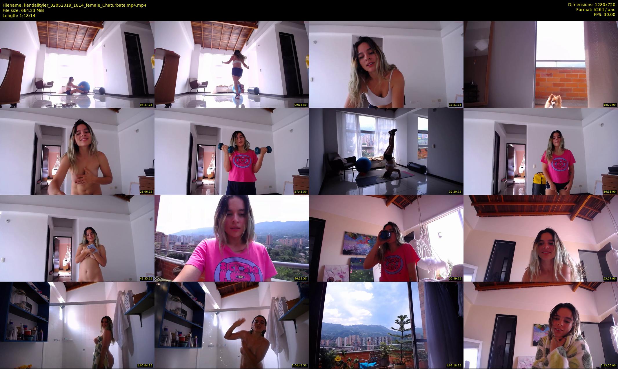 kendalltyler — 79 minute Chaturbate female cam show recording, 720p, May 2, 2019