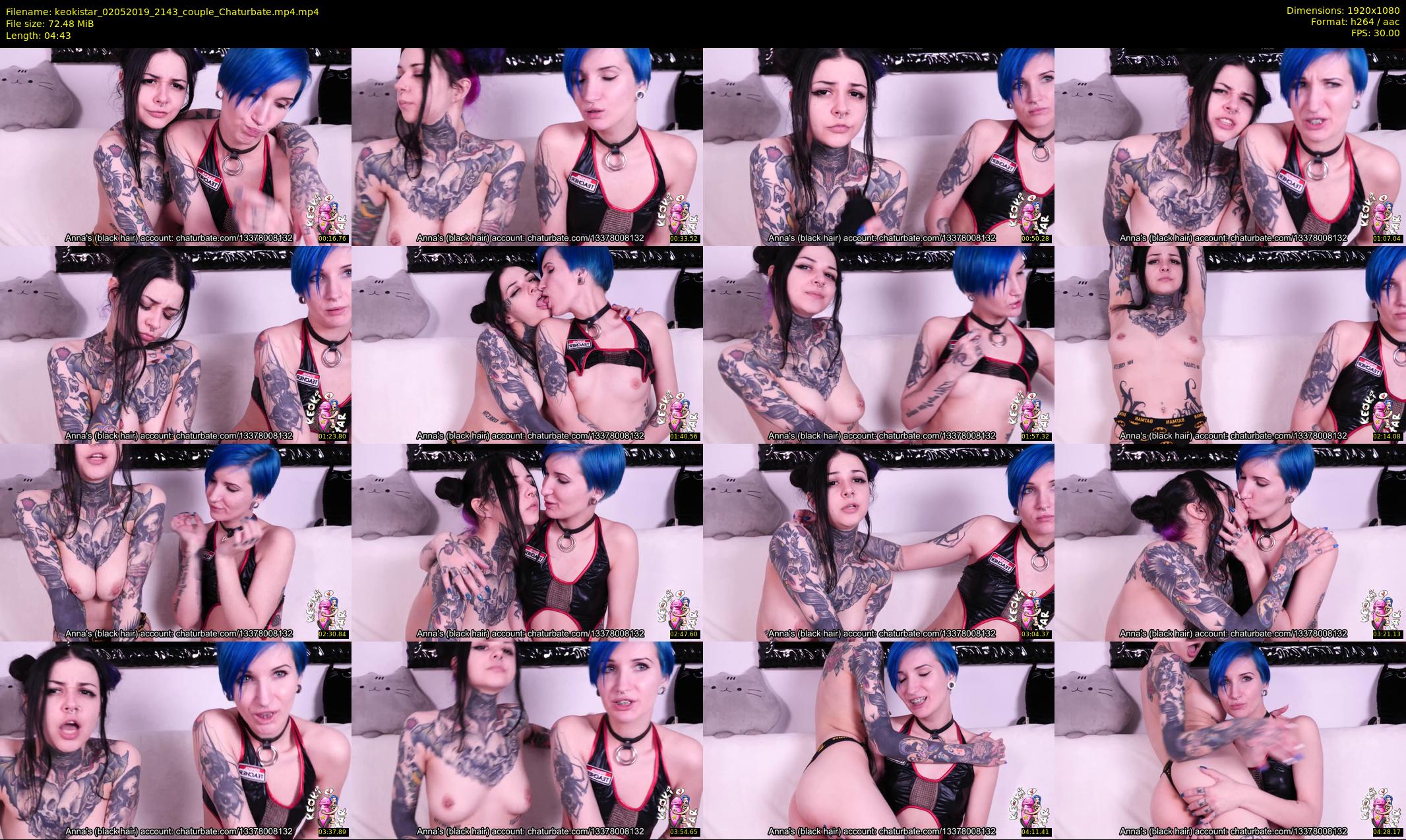 keokistar — 5 minute Chaturbate female cam show recording, 1080p, May 2, 2019