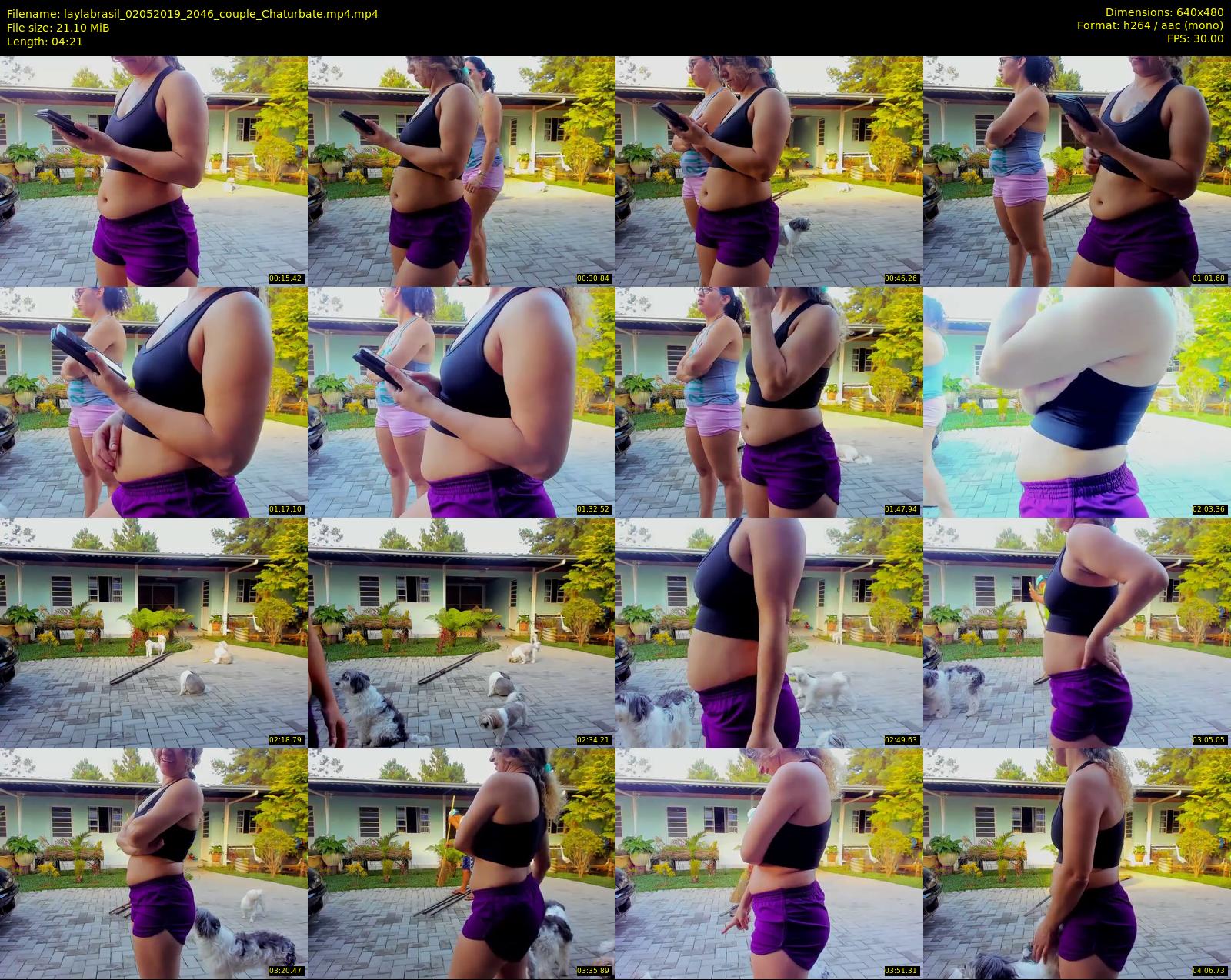 laylabrasil — 5 minute Chaturbate female cam show recording, 480p, May 2, 2019