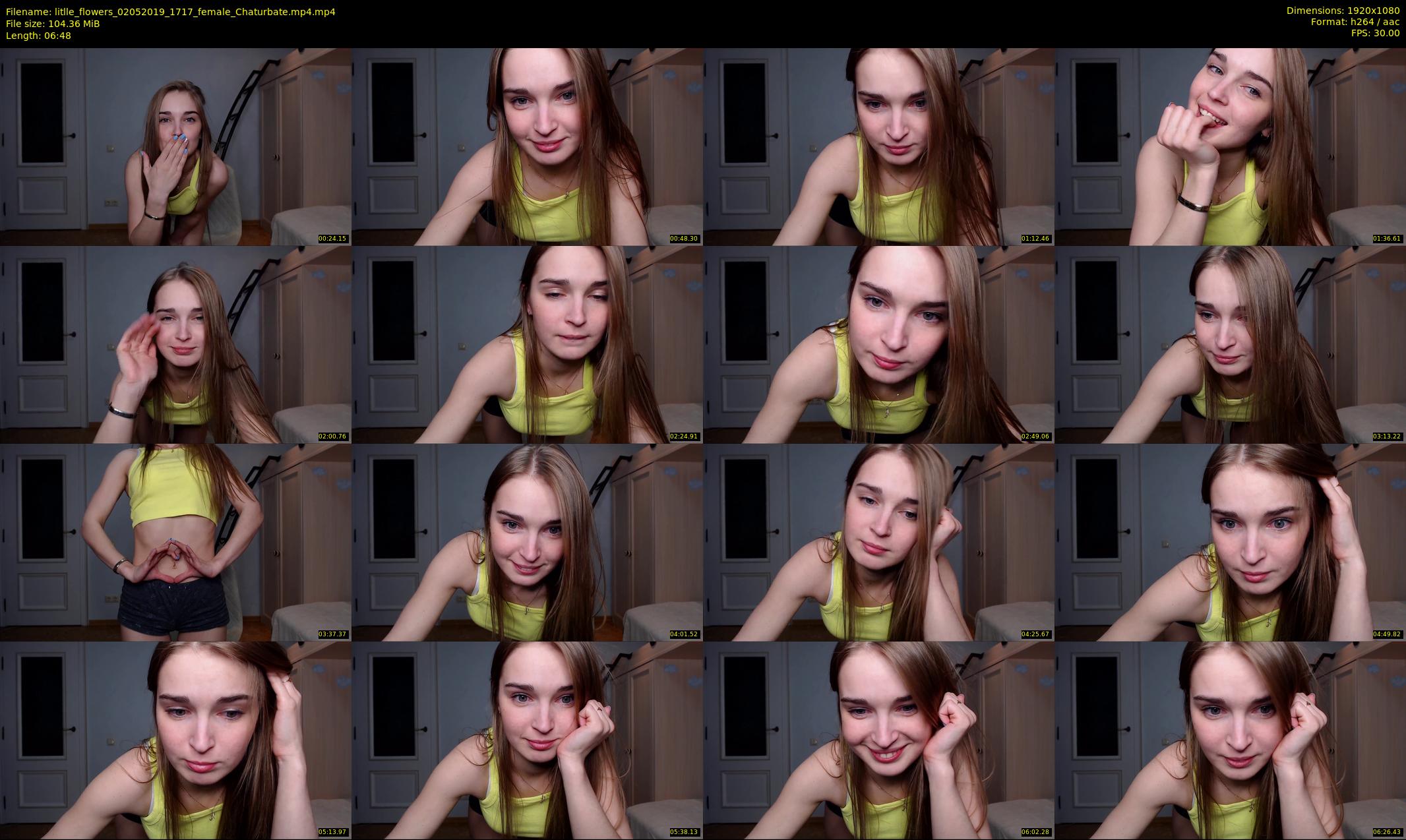 litlle_flowers — 7 minute Chaturbate female cam show recording, 1080p, May 2, 2019