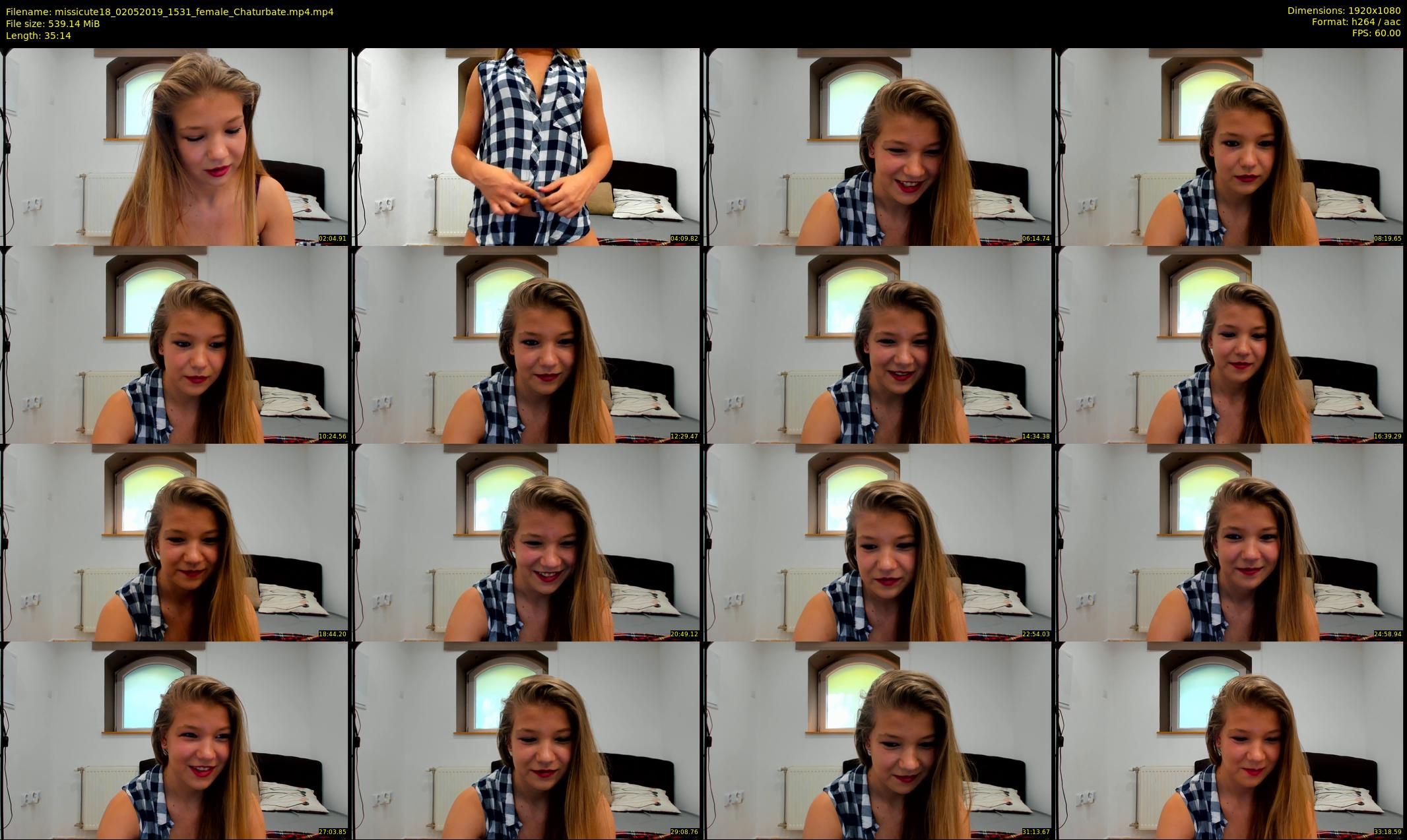 missicute18 — 36 minute Chaturbate female cam show recording, 1080p, May 2, 2019