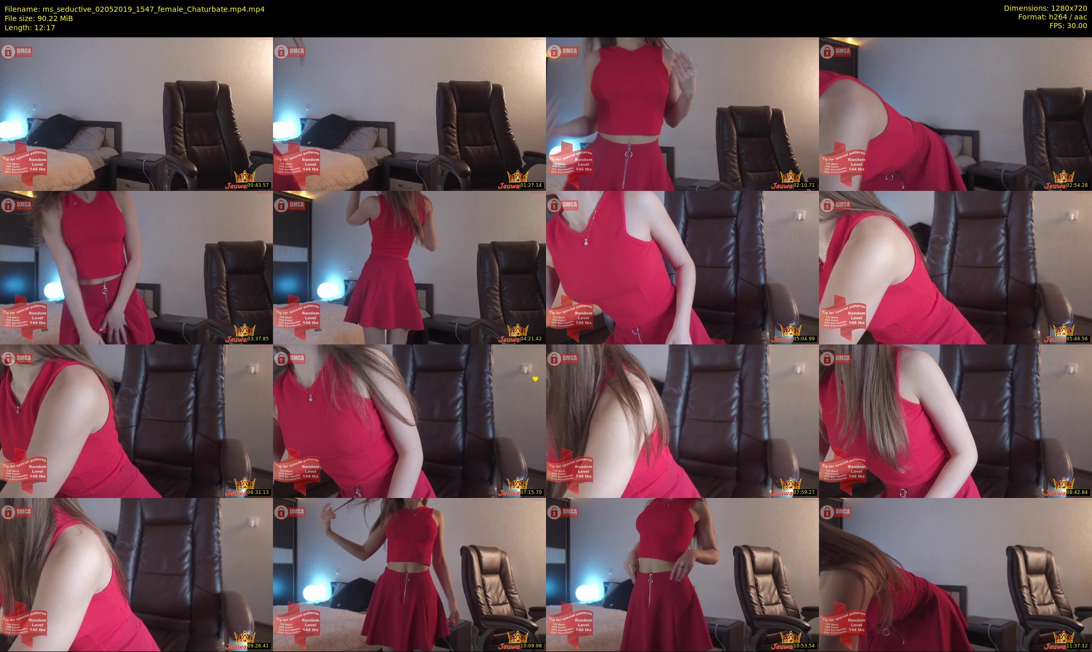 ms_seductive — 13 minute Chaturbate female cam show recording, 720p, May 2, 2019