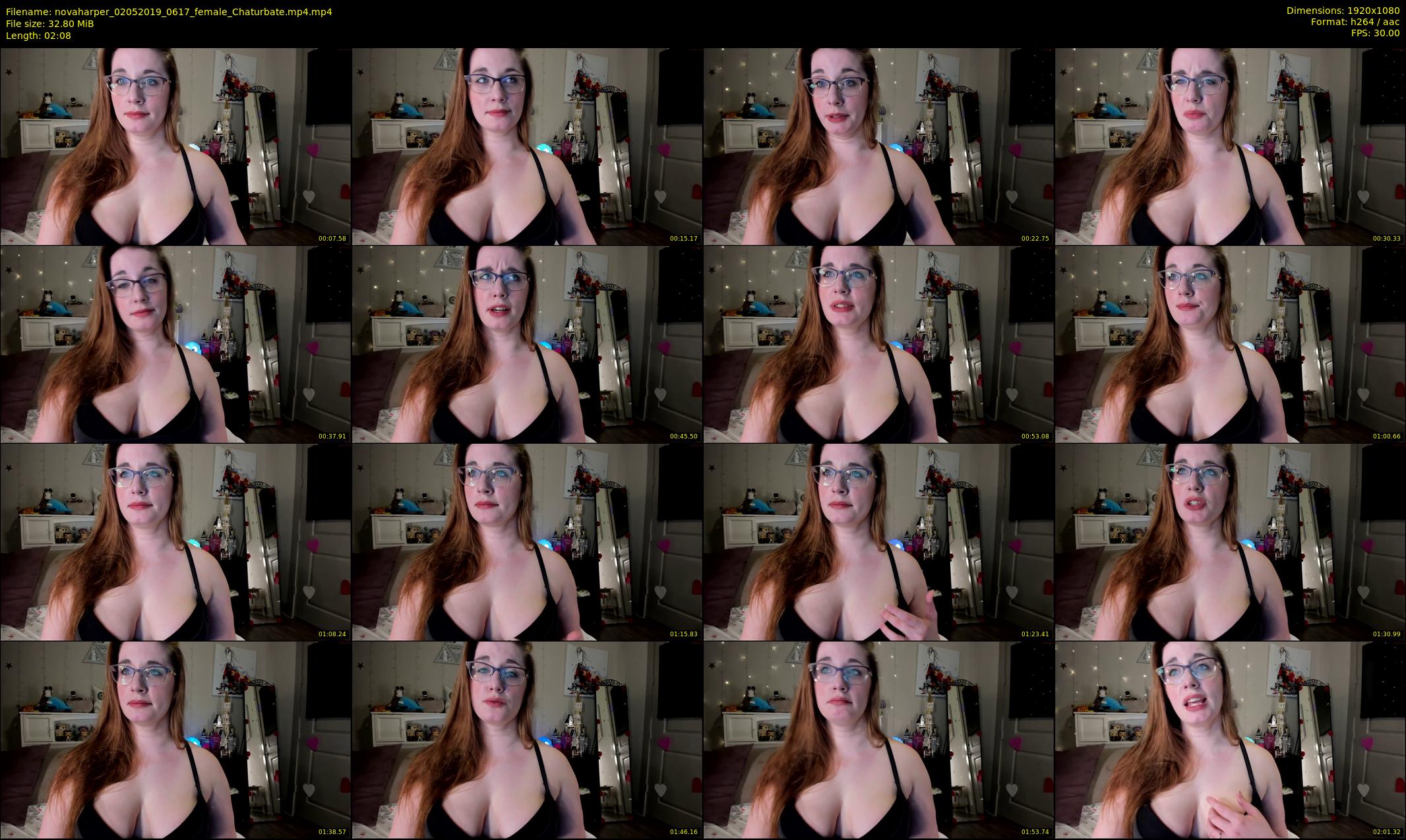 novaharper — 3 minute Chaturbate female cam show recording, 1080p, May 2, 2019
