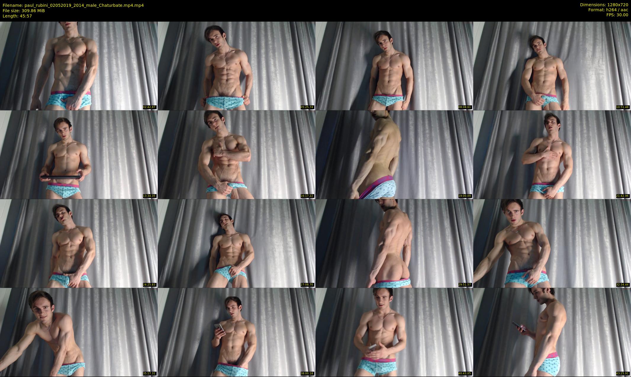 paul_rubini — 46 minute Chaturbate male cam show recording, 720p, May 2, 2019