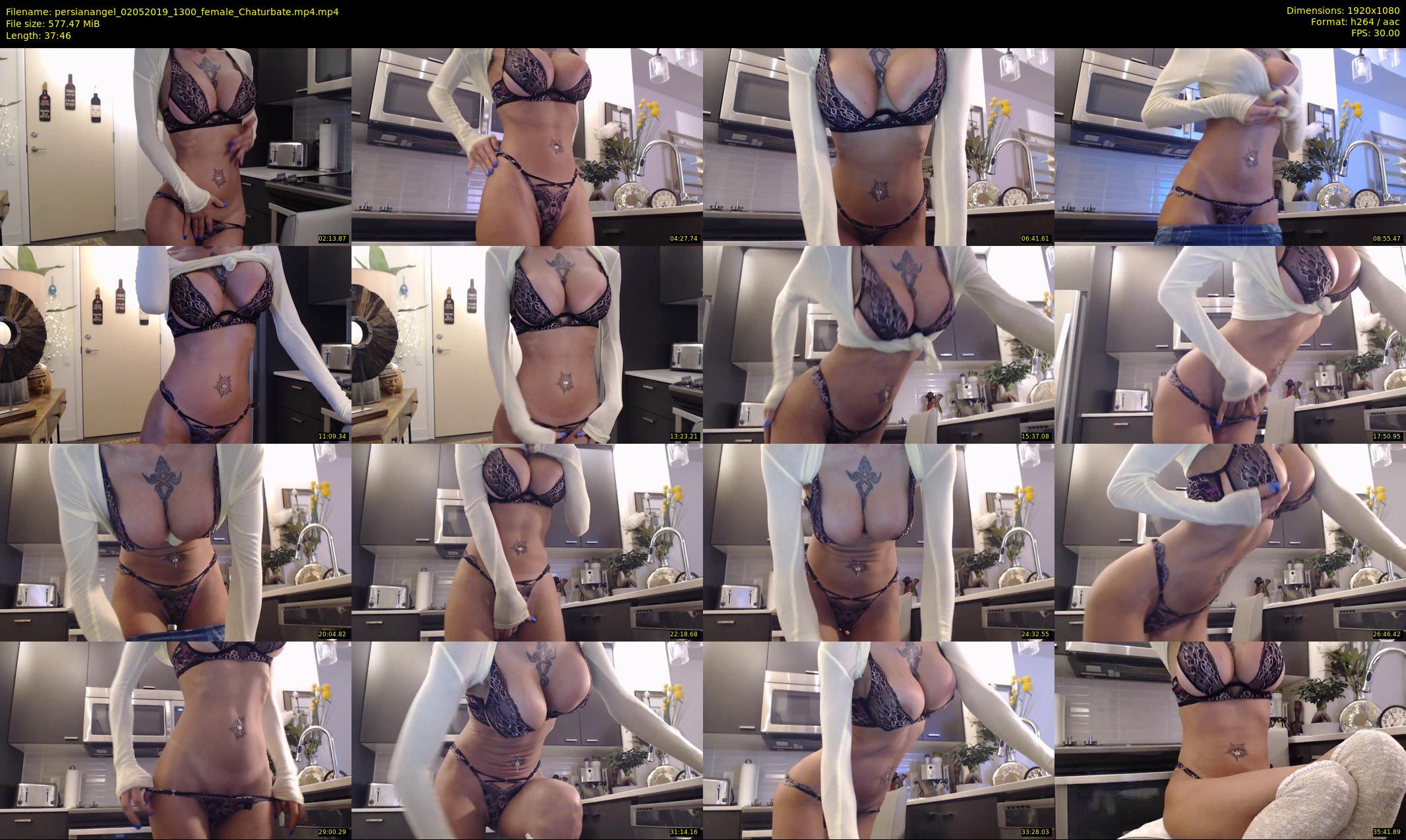 persianangel — 38 minute Chaturbate female cam show recording, 1080p, May 2, 2019