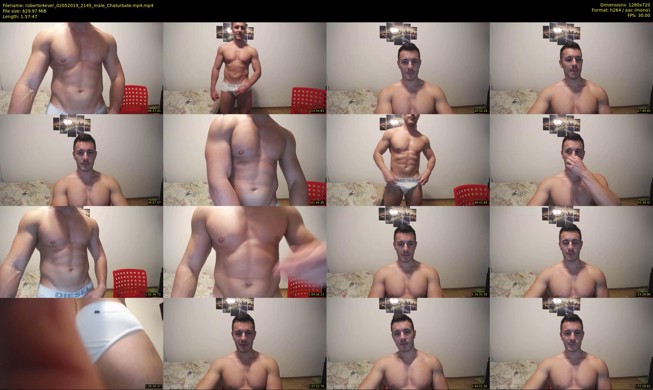 roberto4ever — 118 minute Chaturbate male cam show recording, 720p, May 2, 2019