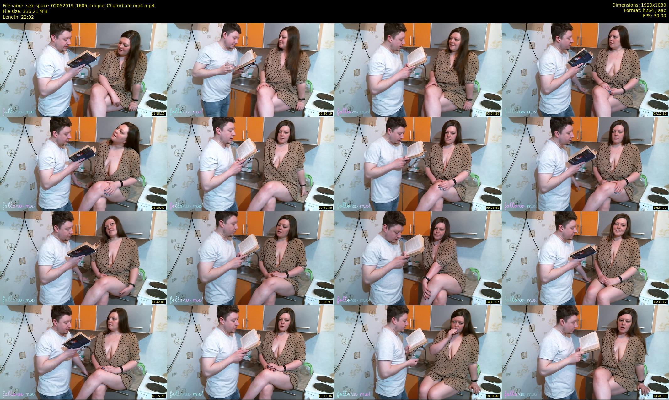 sex_space — 23 minute Chaturbate couple cam show recording, 1080p, May 2, 2019