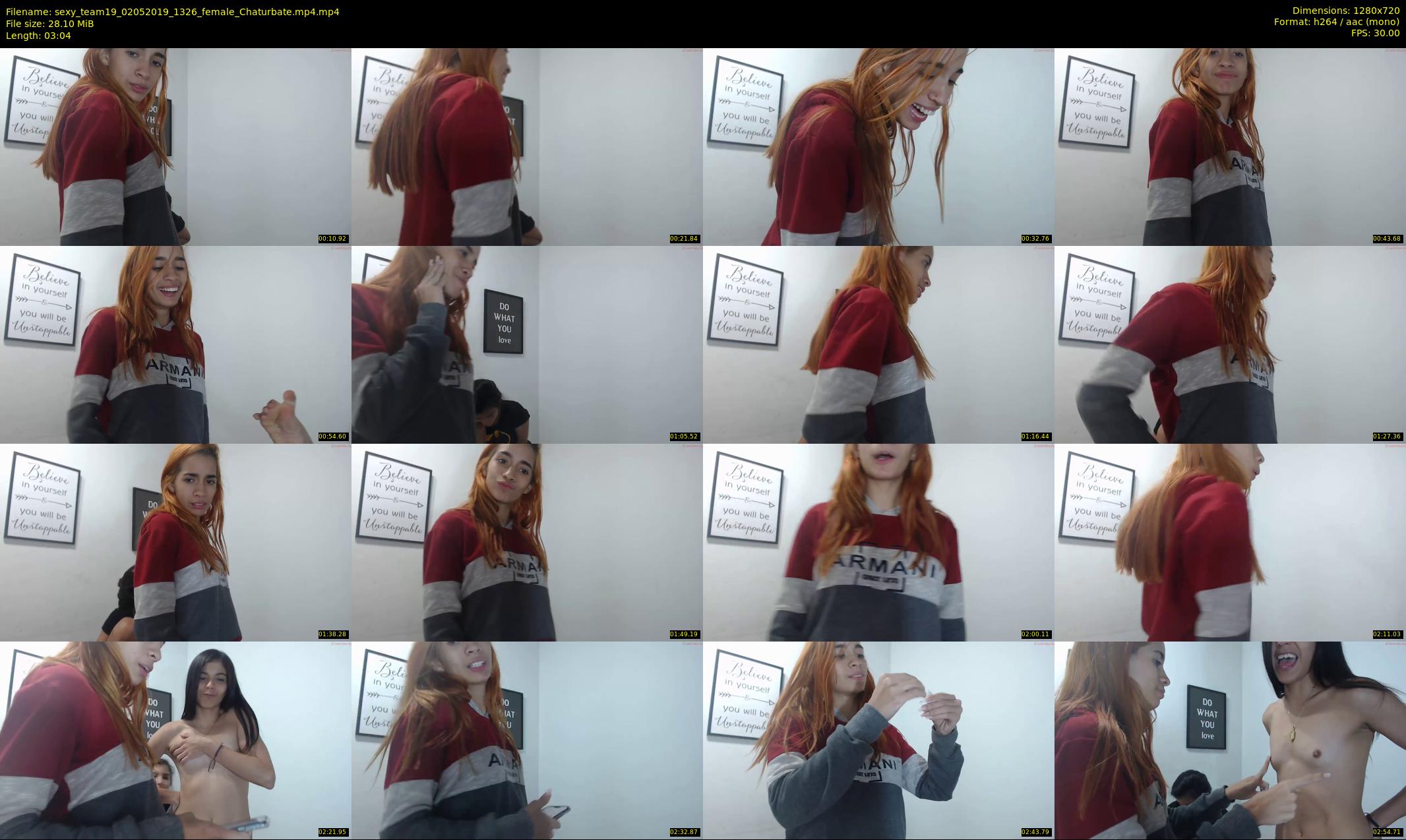 sexy_team19 — 4 minute Chaturbate female cam show recording, 720p, May 2, 2019