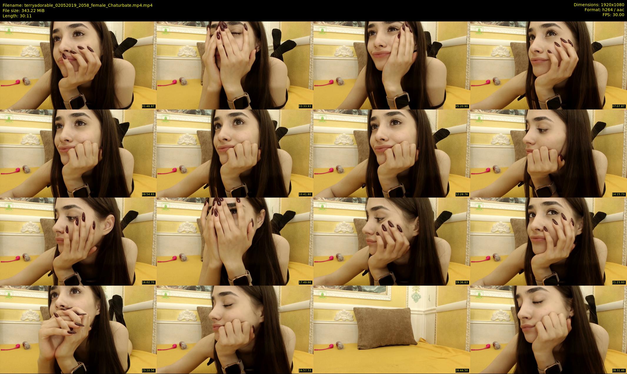 terryadorable — 31 minute Chaturbate female cam show recording, 1080p, May 2, 2019