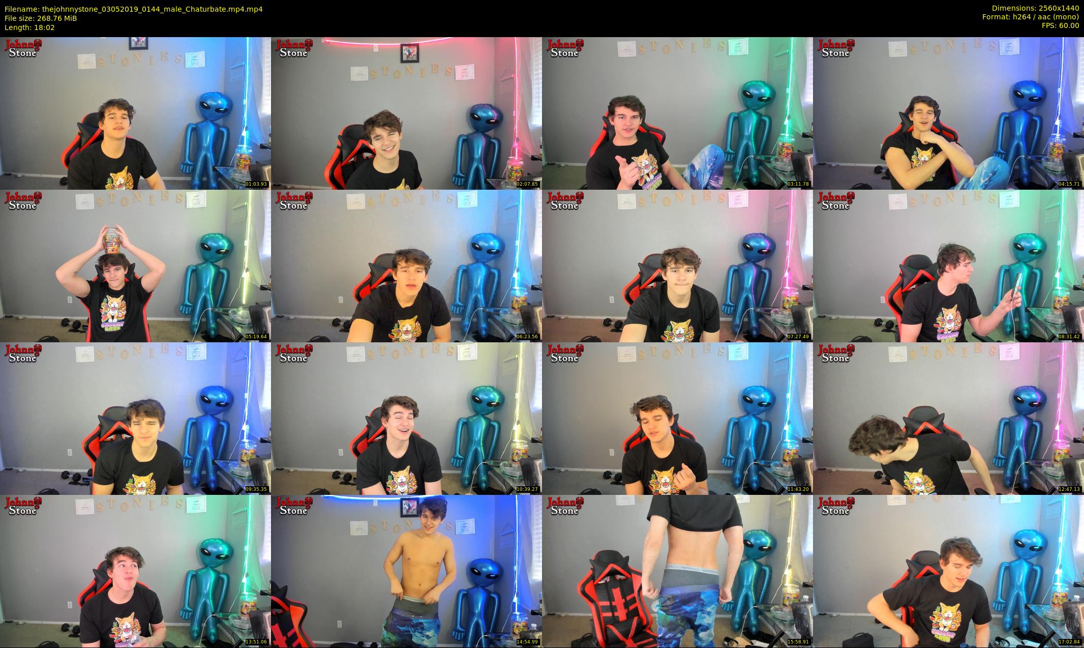 thejohnnystone — 19 minute Chaturbate male cam show recording, 1080p, May 3, 2019
