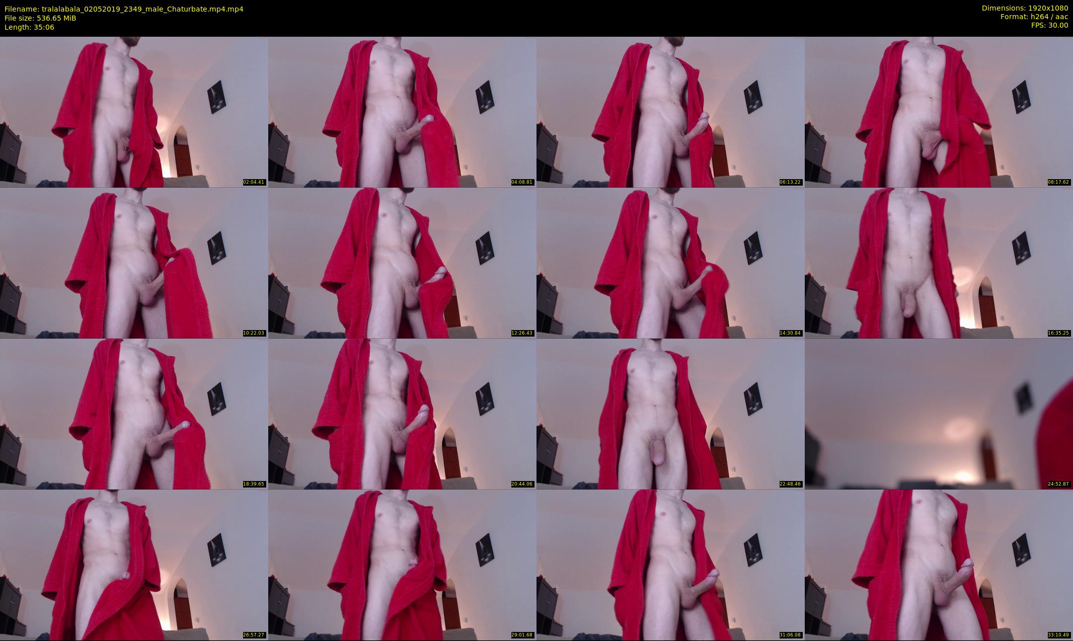 tralalabala — 36 minute Chaturbate male cam show recording, 1080p, May 2, 2019