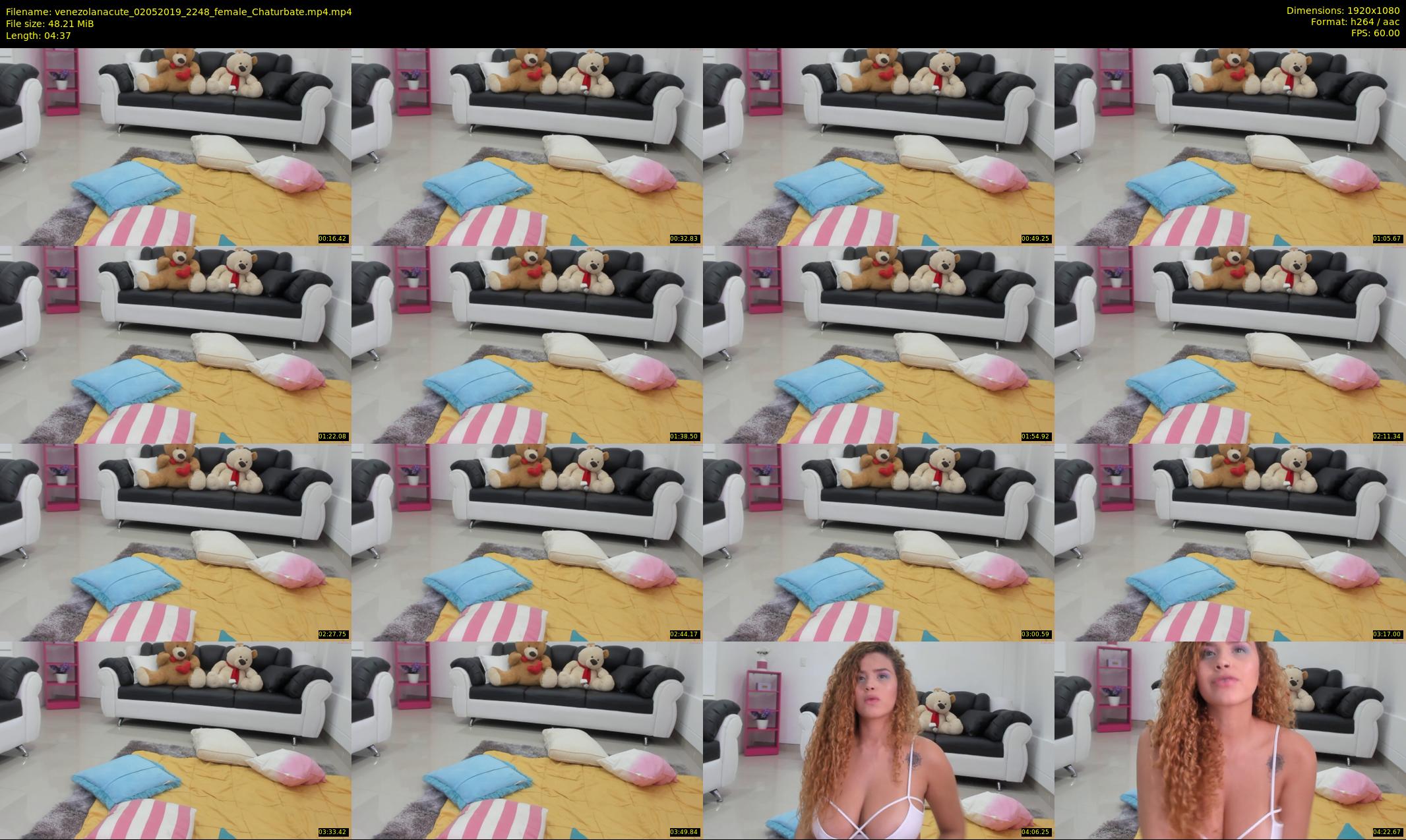 venezolanacute — 5 minute Chaturbate female cam show recording, 1080p, May 2, 2019