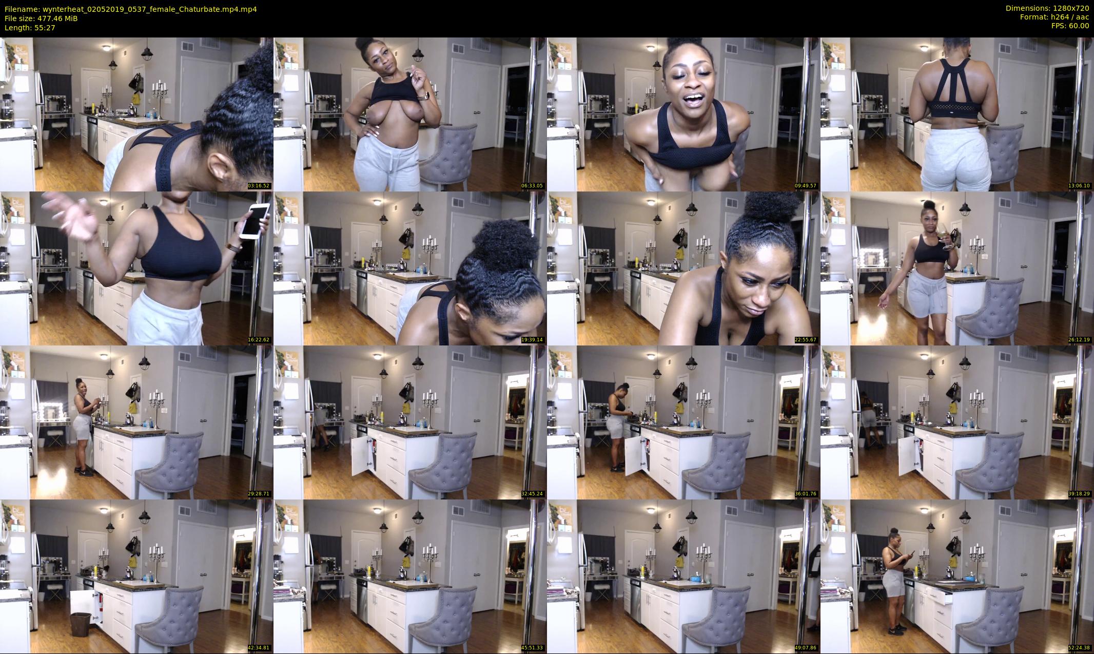 wynterheat — 56 minute Chaturbate female cam show recording, 720p, May 2, 2019