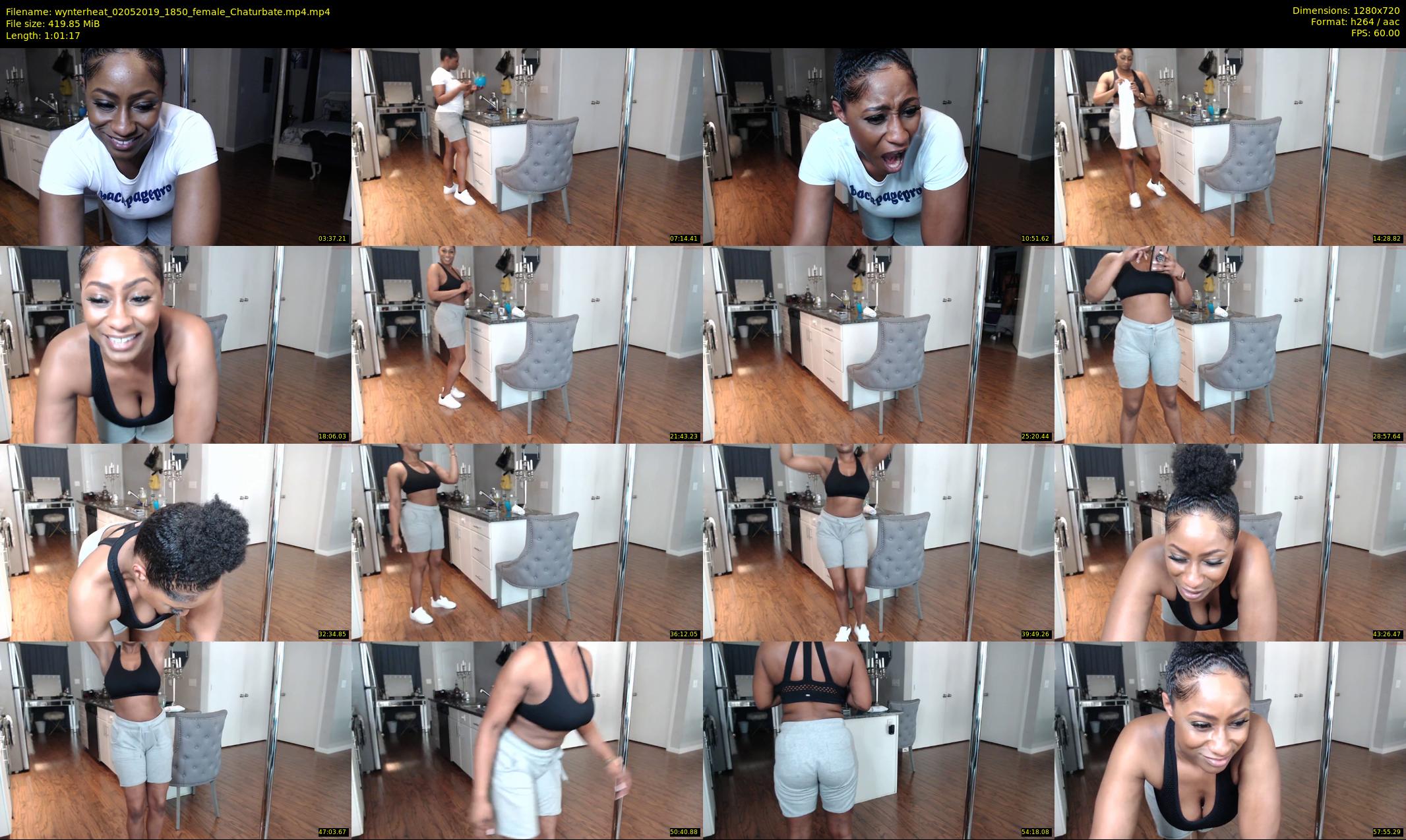 wynterheat — 62 minute Chaturbate female cam show recording, 720p, May 2, 2019