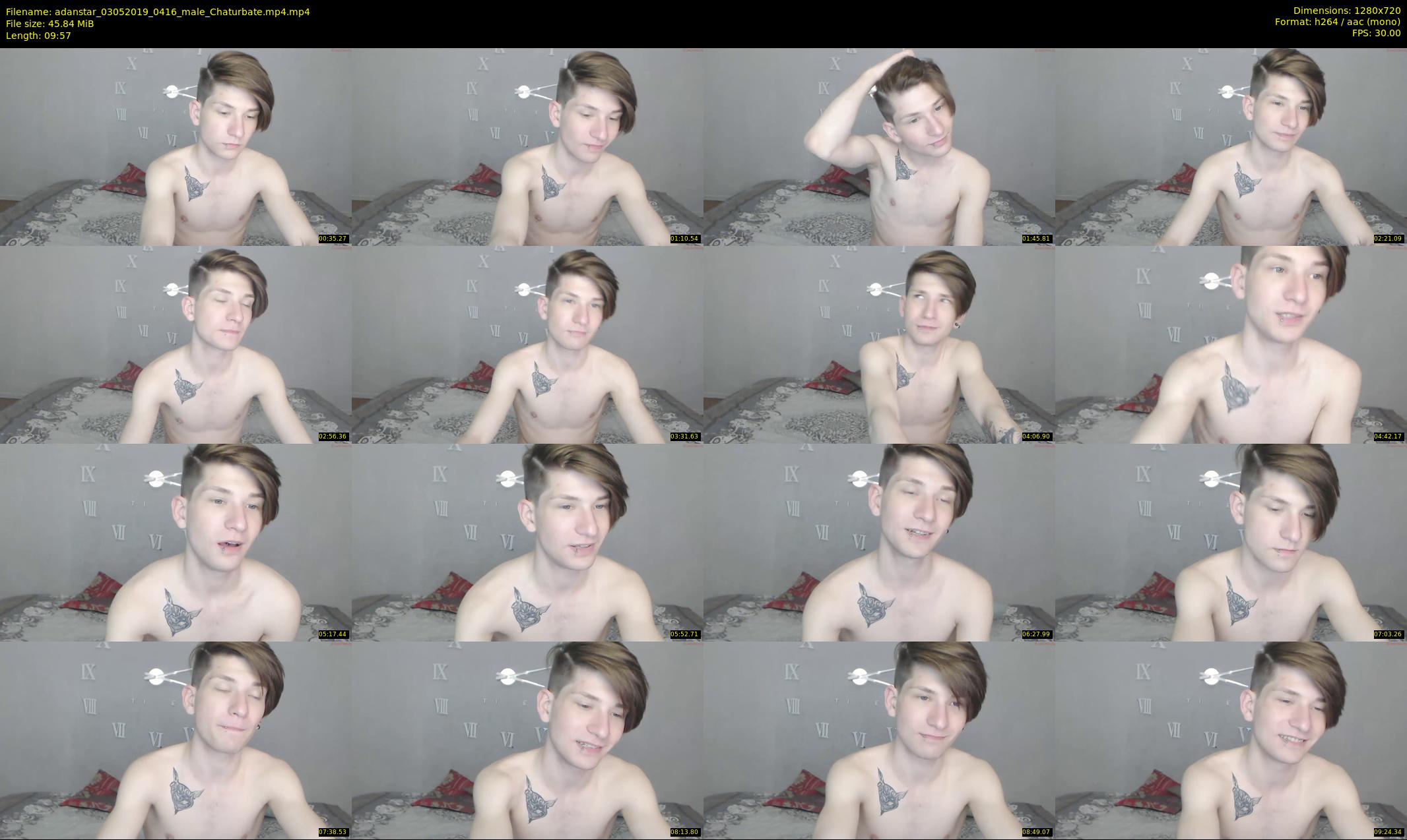 adanstar — 10 minute Chaturbate male cam show recording, 720p, May 3, 2019