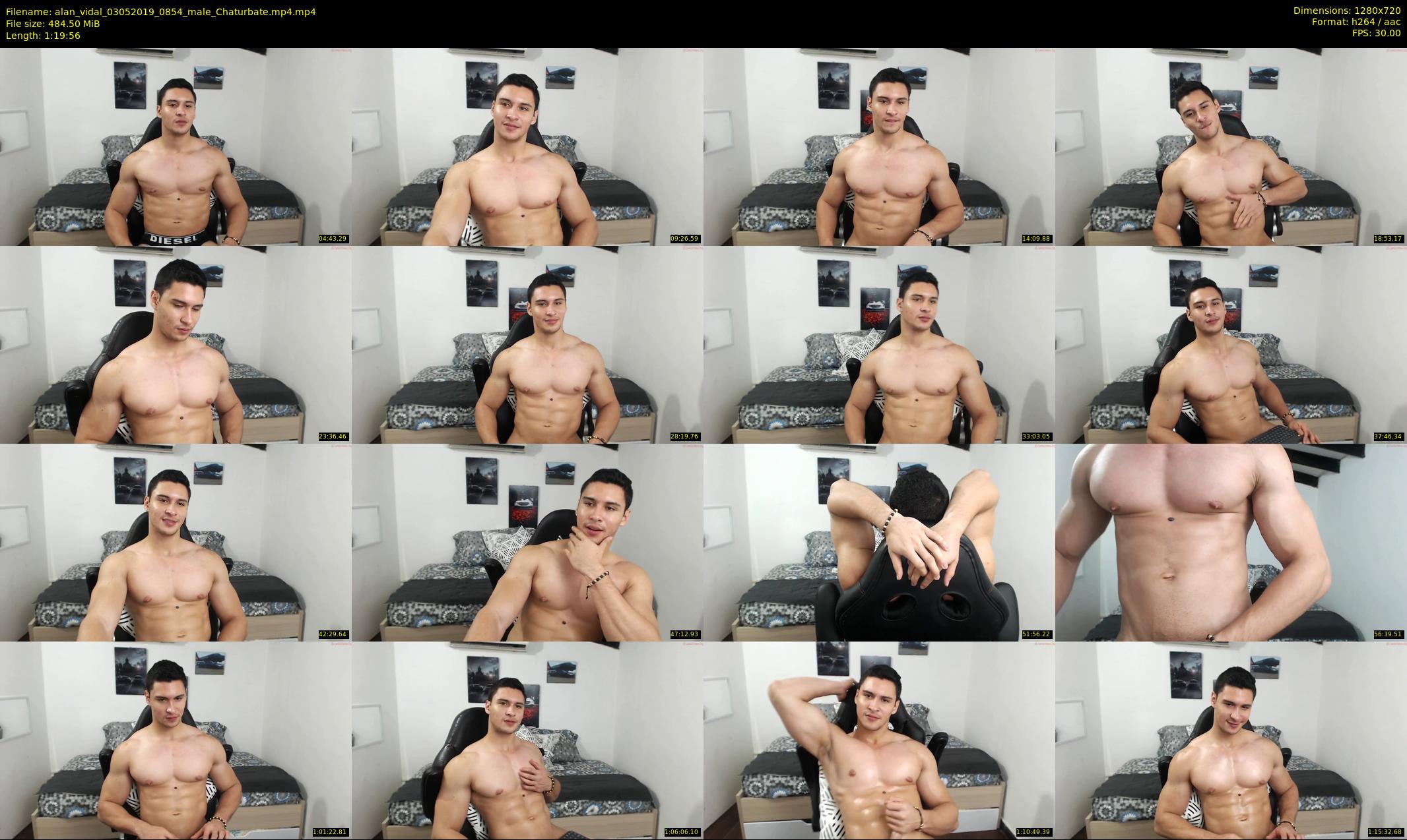 alan_vidal — 80 minute Chaturbate male cam show recording, 720p, May 3, 2019